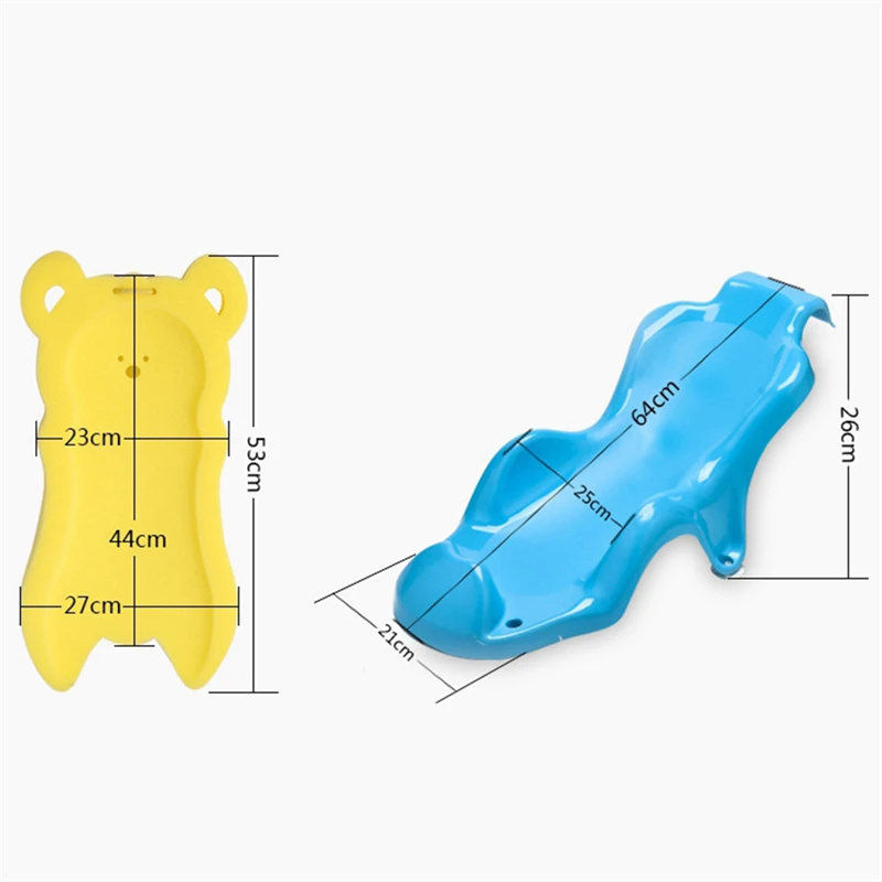 3 цвета Детские Банные губки мат новорожденных против скольжения Губка пены Pad Детские ванна для купания площадкой для новорожденного для мальчиков и девочек