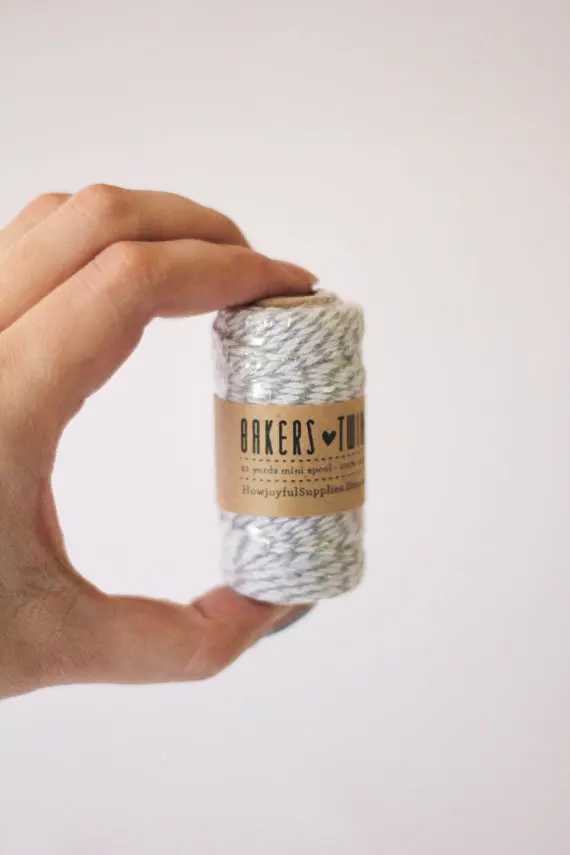 

5 of 20yards/pcs Double Colour 12Ply Thick Bakers Twine String Cotton Cords Rope for Handmade DIY Gift Packing Home Decor