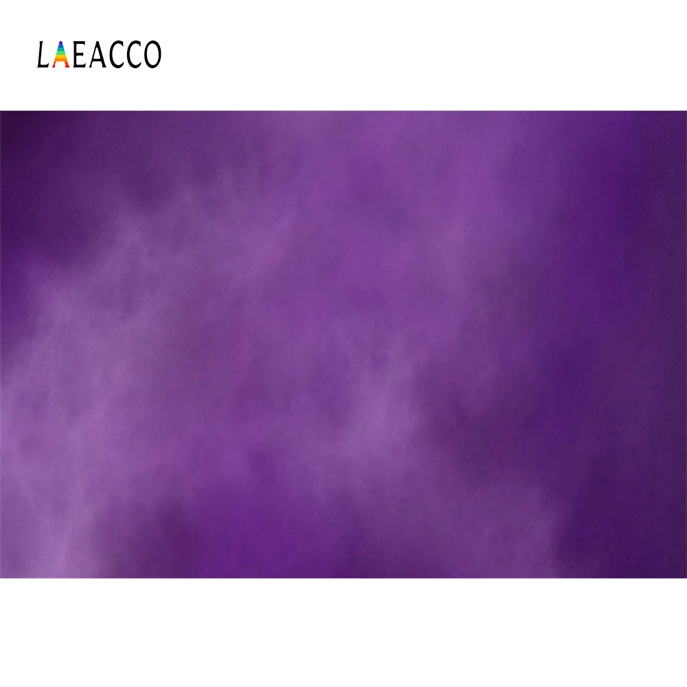 

Laeacco Solid Color Purple Abstract Professional Portrait Photo Backgrounds Customized Photographic Backdrops For Photo Studio