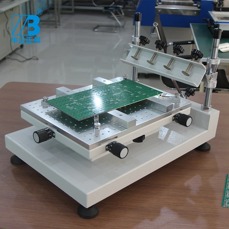  SMT Manuelle Schablone Drucker/Manuelle PCB Siebdruck Maschine manuelle siebdruck maschine solder p
