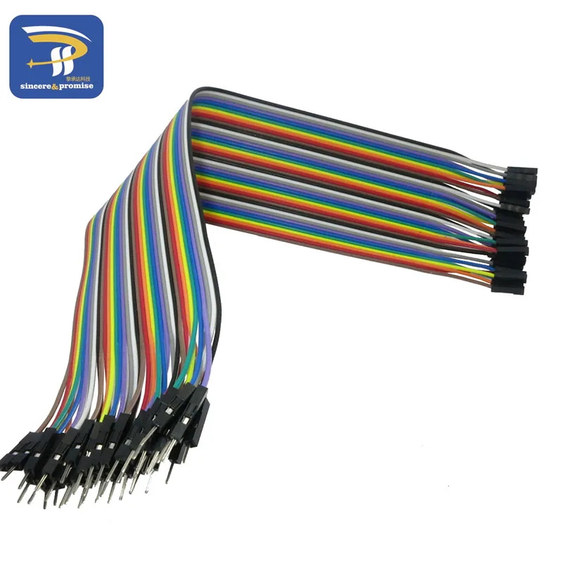 

Dupont Line 40pcs 30cm Female to Male Jumper Wire Dupont Cable for arduino