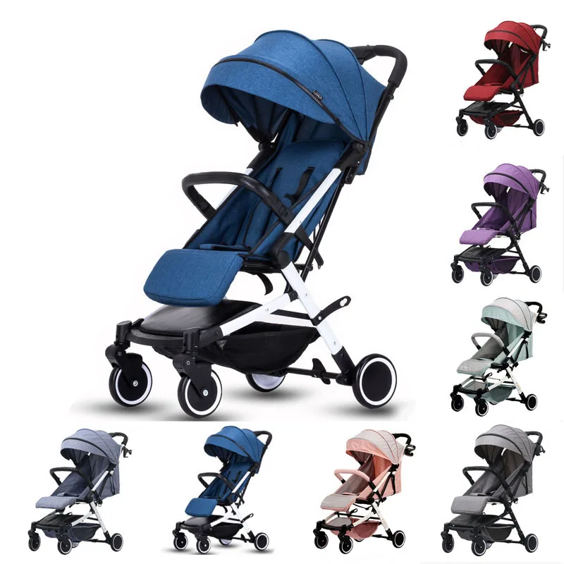 

Baby yoya stroller mini lightweight cart Portable Folding Baby carriage can sit can lie Baby trolley 2 in 1 High landscape