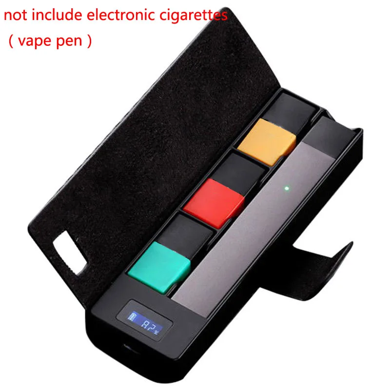 Зарядная Коробка Универсальная совместимая для JUUL Зарядка для электронной сигареты для JUUL00 мобильных зарядных Pods футляр для хранения