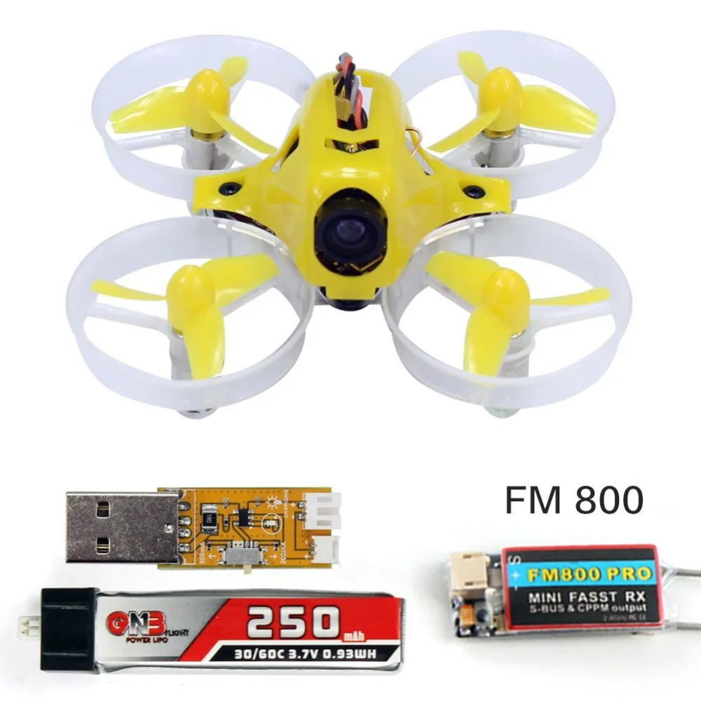 Tiny6 PNP Mini Pocket KingKong FPV Racing Drone 800TVL Camera With FUTABA FASST FM800 Receiver RC