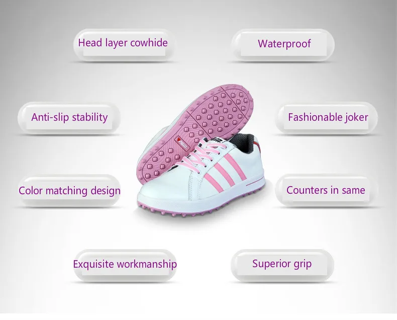 Sapatos de golfe para as mulheres à
