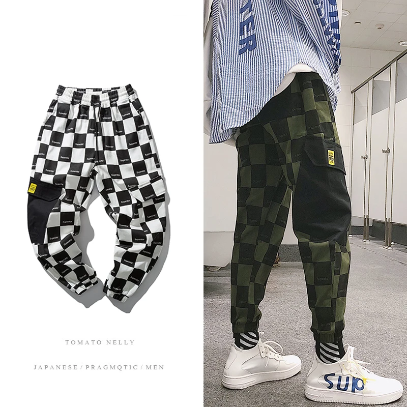 Be. YuMiao мужские спортивные штаны INS 2018 хлопковые уличные цвета хаки корейские