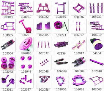 

HSP Baja Upgrade Parts Acessories Spare Aluminum Alloy For Himoto Metal 1/10 4WD RC Model Car On/Off /Road Buggy Monster Truck