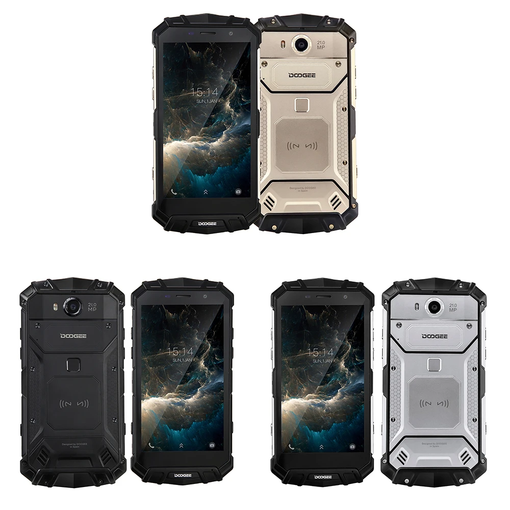 IP68 Водонепроницаемый DOOGEE S60 смартфон Беспроводной и Быстрая зарядка Octa Core 5 2 &quotFHD