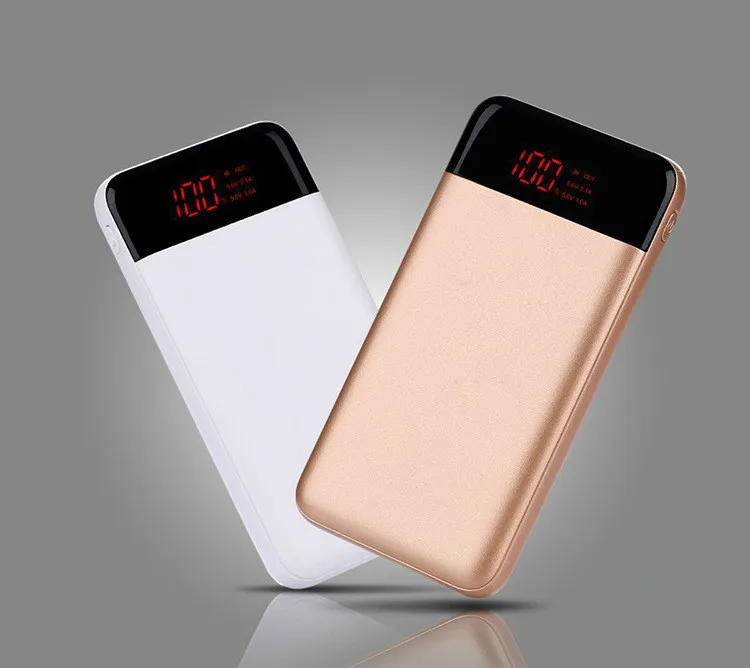 20000 мАч Внешний аккумулятор PoverBank 2 USB lcd power Bank портативное зарядное устройство для