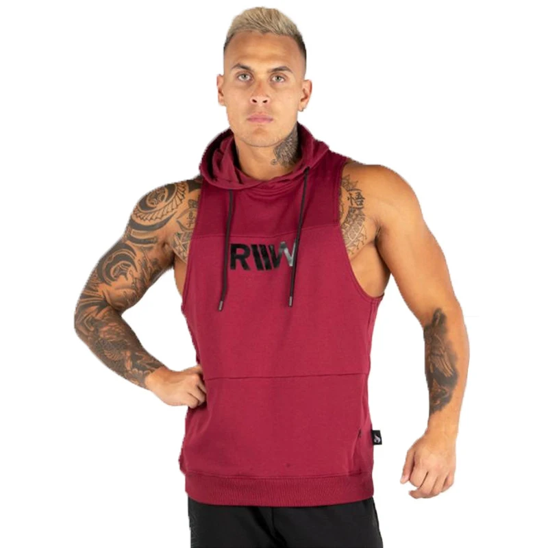 Tank Tops men Sportwear Fitness Tank tops-13