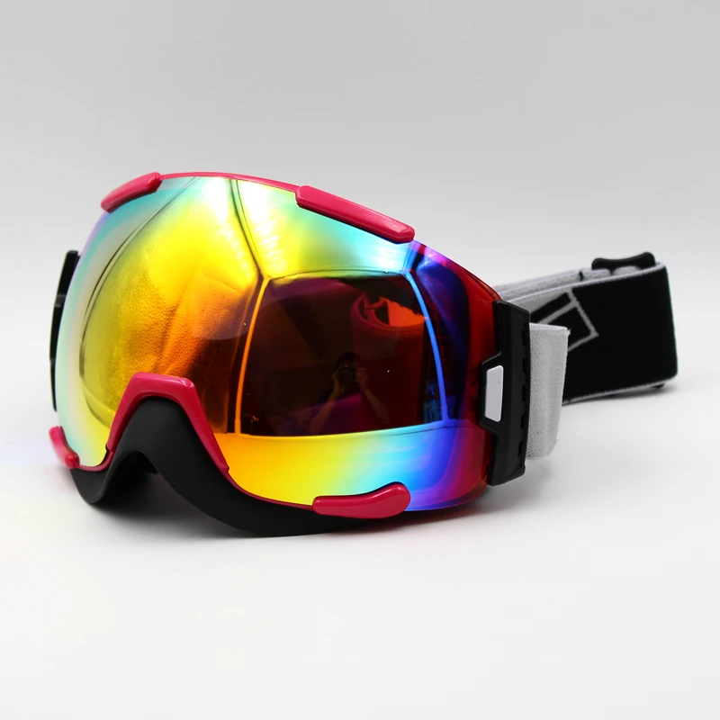 New Design Multi Lens Red Frame Brand New Ski Goggles Eyewear Mask