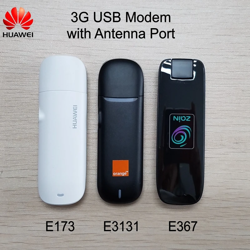 Оригинальный разблокированный USB Модем Huawei 3G HSDPA WCDMA с антенным портом E173 E3131 E367|3G