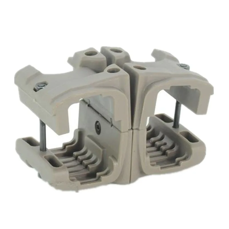 Tactical magazine pouch bag parts MP7 Double clip black DE2 (3)