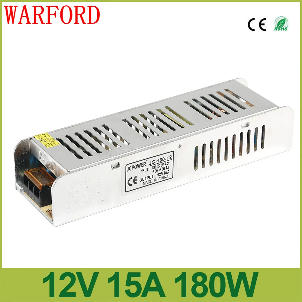 Светодиодный Питание DC12V 60 W 120 180 200 240 360 драйвер Мощность адаптер Освещение