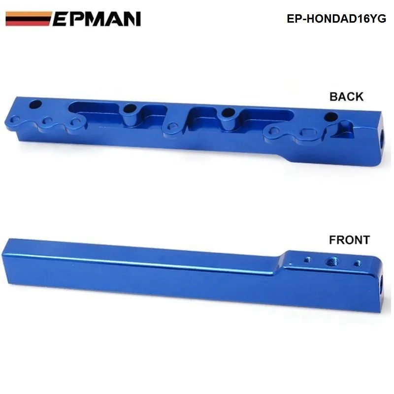 Гоночный-высококачественный алюминиевый топливный рельс высокого объема для Honda D15B7 D15B8 D16A6 D16Z6 EP-HONDAD16YG