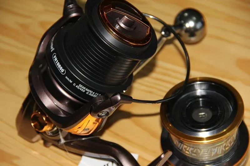 Carretel de Pesca Surf Casting Reel Fh10000--14bb Dual Spool Roda Tiro Longo - Metal Fiação Água Salgada Distante Carretel Fh8000 Fh9000 22 Pesca Fiação Água Salgada Distante carretel