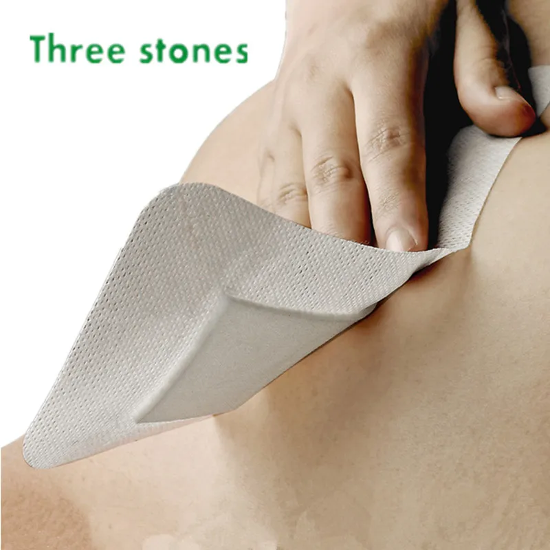 

50pcs/lot 10*15cm medical sterile adhesive non-woven wound care dressings with absorbant pad surgical plaster tape