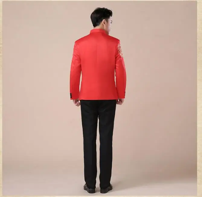 Новая мода классический стиль мужчины Феникс шоу кимоно мужчины cheongsam Тан винтажная одежда куртка