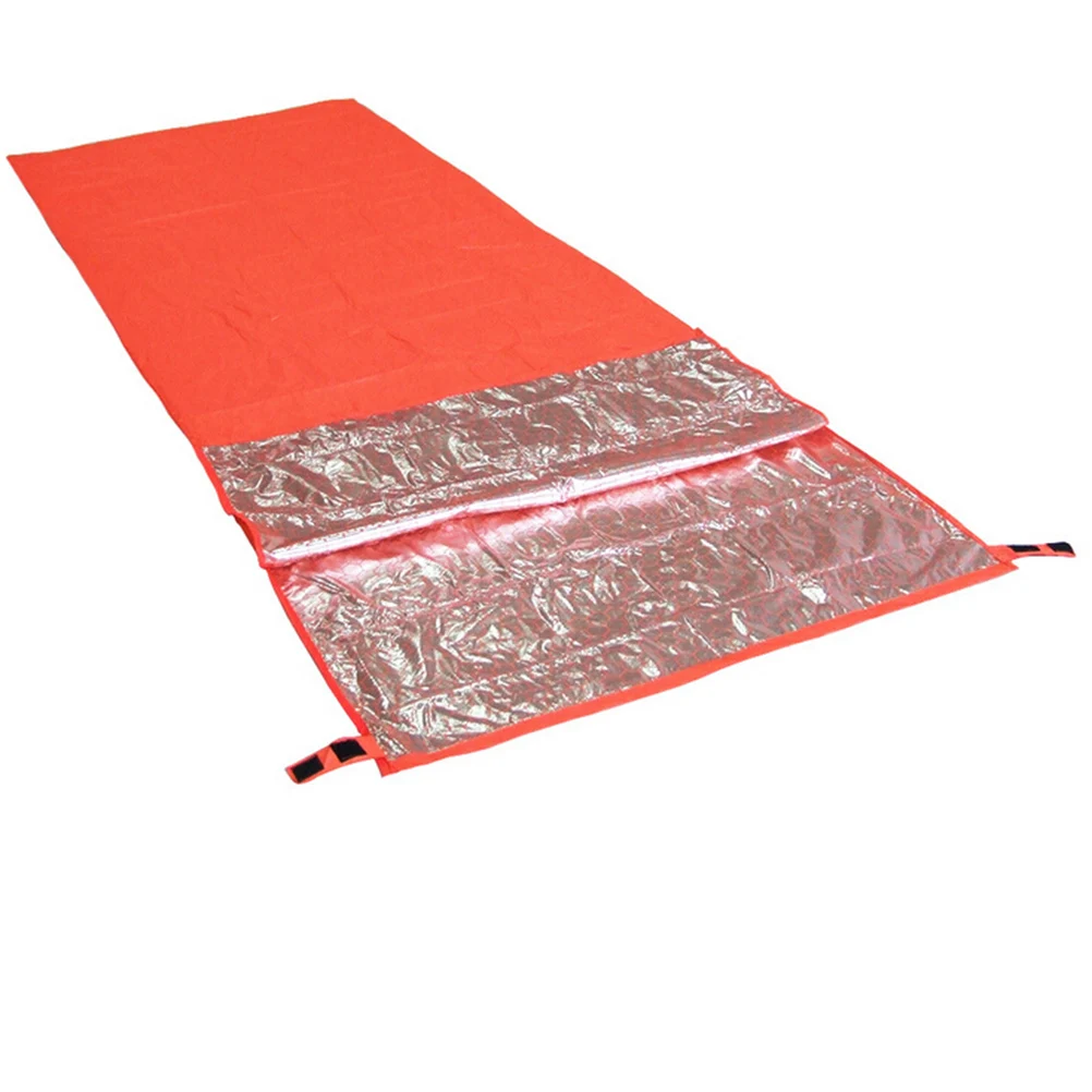 Термо отражение двойной спальный мешок для активного отдыха конверт кемпинг спальные мешки альпинистское поле одеяло для пикника