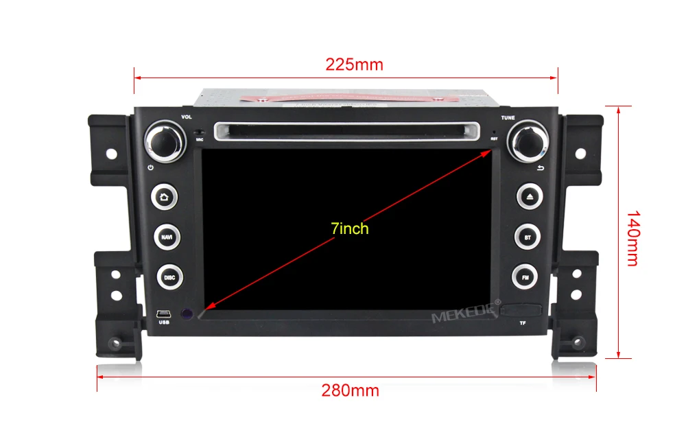 Sale MEKEDE Android 9.0  IPS DSP Car Audio gps navigator for Suzuki Vitra Car multimedia player gps navigator radio ipod 12