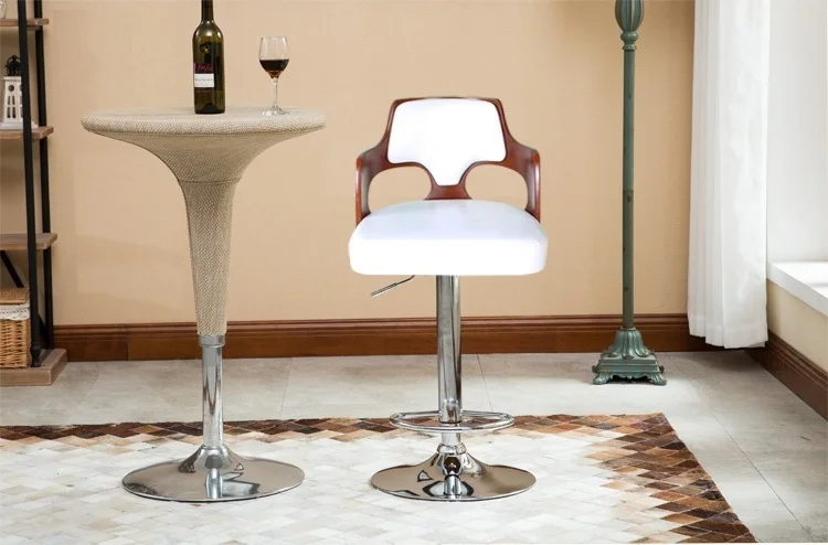 

European Spanish Fashionable chairs Hair Salon Stool Computer lift rotation black white chair free shipping