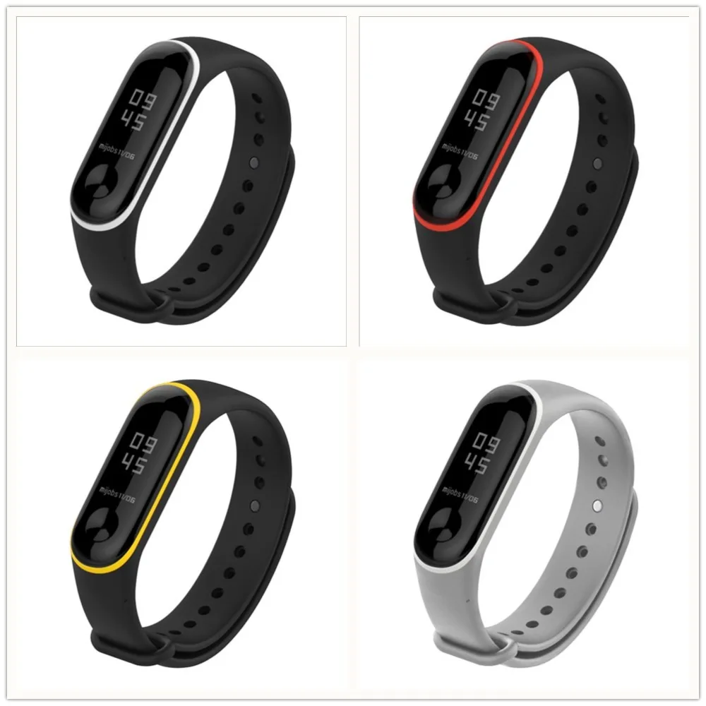 Xiaomi mi band 3 Смарт защитная лента пленки Замена умный Браслет из силикона ремешок