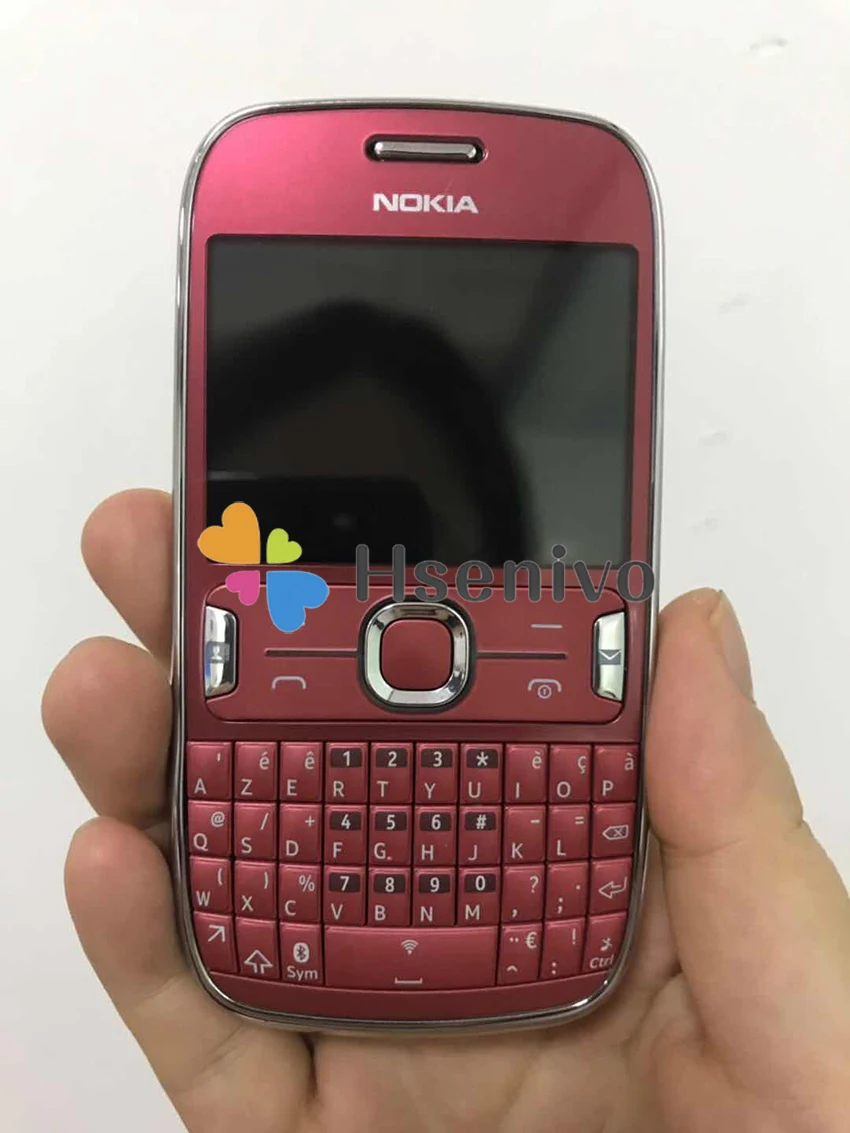 ASHA 302 разблокированный Nokia Asha 302 3g сеть GSM wifi Bluetooth JAVA 3.15MP камера мобильный телефон Восстановленный