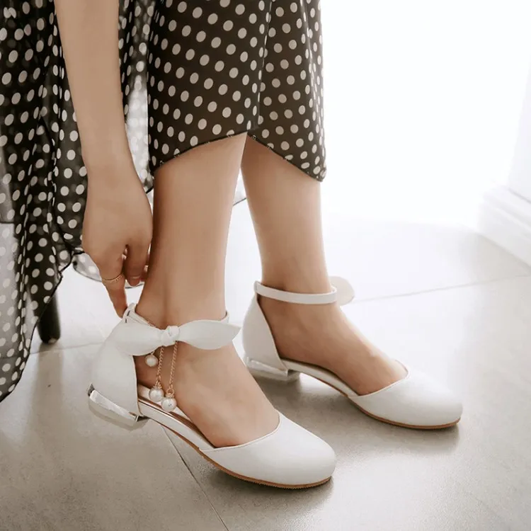 

Big Size 11 12 13 high heels sandals women shoes woman summer ladies Fashionable Butterfly-knot Sweet Baotou Sandals