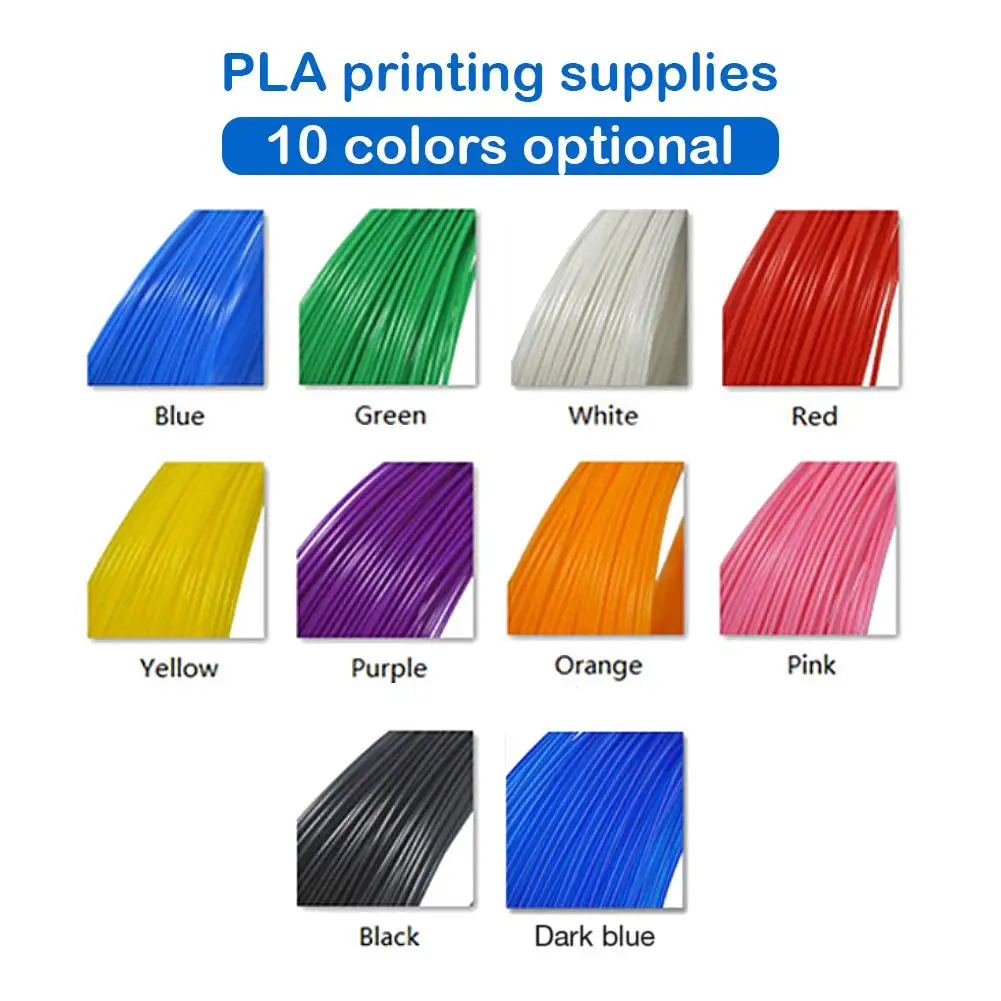 Dikale 3 м x 12 цветная 3D печать материал 3D Ручка нить PLA 1,75 мм пластиковая Заправка для 3D принтера Impresora ручка Pecil