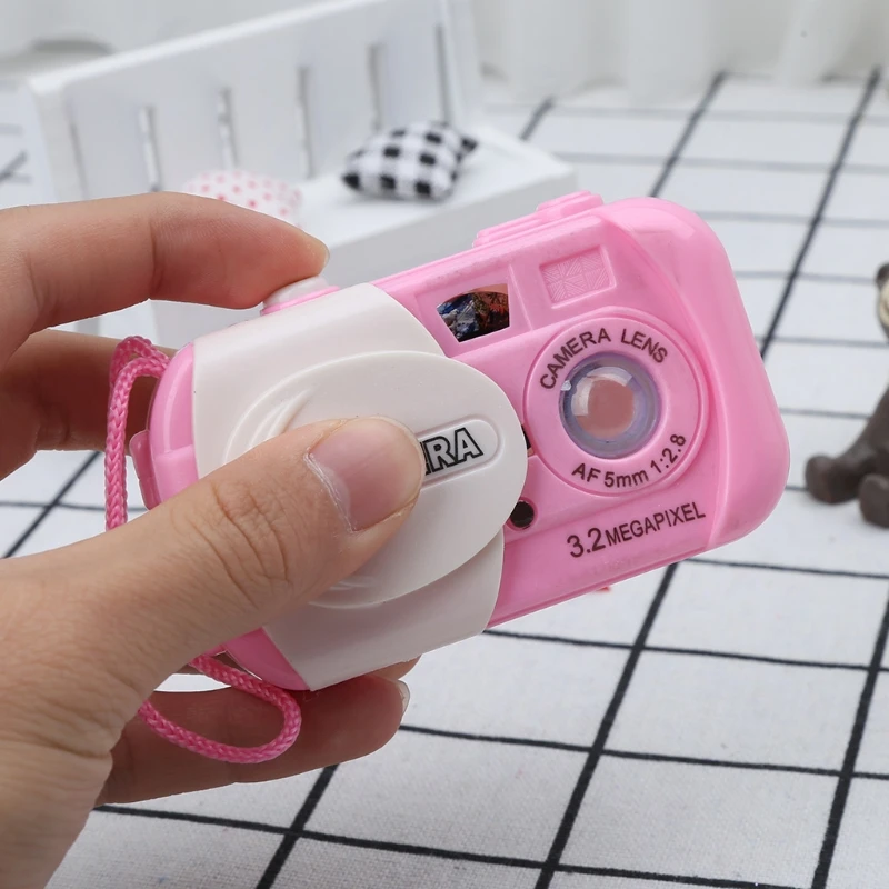 Моделирование камера игрушка проекционная камера Развивающие игрушки для детей Детская камера игрушка камера стильный брелок