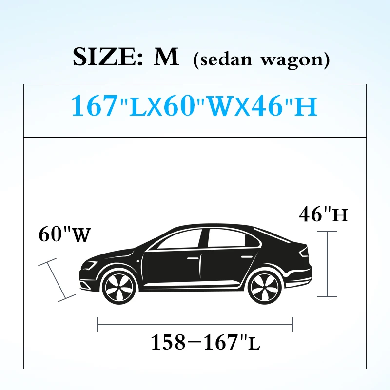 8 размеров, автомобильные Чехлы, водонепроницаемые, полное покрытие автомобиля, водонепроницаемые, ветрозащитные, пылезащитные, анти-УФ покрытие для седана/внедорожника, автомобиля - Название цвета: M