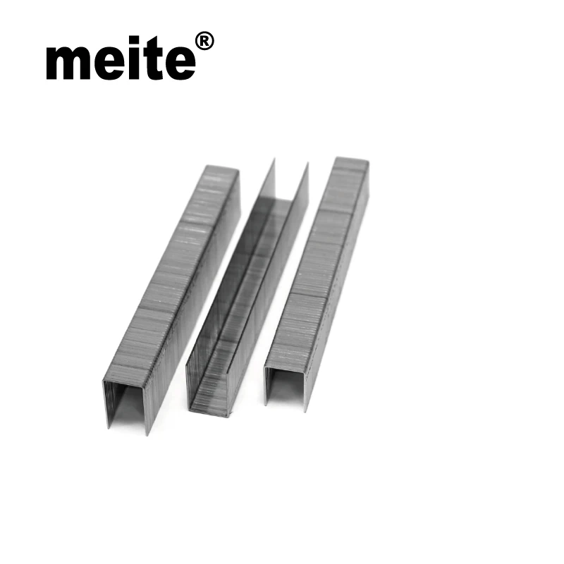 Meite 12J скобы, Корона 13,2 мм, длина ноги 15 мм/18 мм/20 мм/22 мм, P88U скобы, Упаковка: 3000 шт./кор. оцинкованная проволока