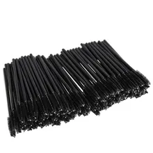 100Pcs One-Off Disposable Eyelash Brush Mini Mascara Applicator Wands Makeup Brushes Tool GUB#