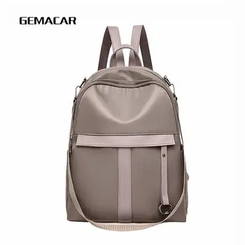 

Casual Ladies Backpack Cloth Light And Simple Women's Temperament Bagpack Multi-function Female Wear-resistant Backpack