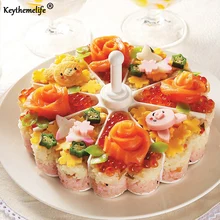 

Hot sale Creative Bakeware Jelly Pudding Cup Melaleuca Sushi Rice Mold Egg Maker Mold Kitchen Tools B1