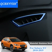QCBXYYXH стайлинга автомобилей приборной панели Frame блесток для Subaru XV Impreza внутреннего украшения наклейки Авто подкладке рамка этикета