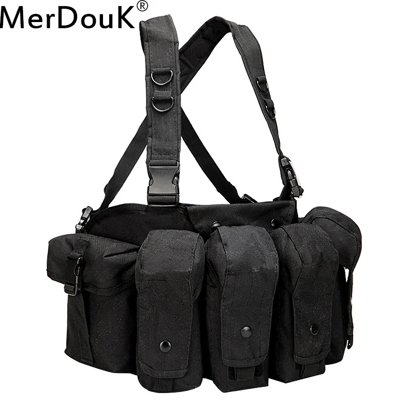 

Tactical vest hunter MOLLE system combat vest cs field equipment army camouflage quick release vest