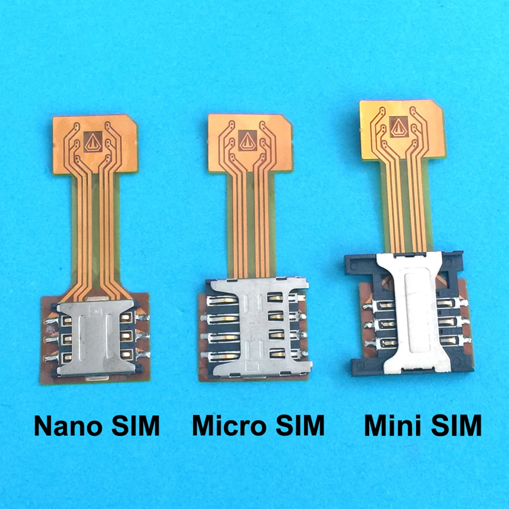 Hybrid Double Dual SIM Card Micro SD Adapter for Android Extender 2 Nano Micro SIM for XIAOMI