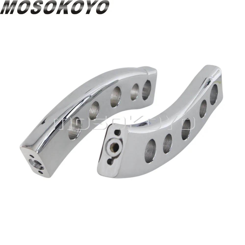 Хромированный руль для мотоцикла с 5 отверстиями 6," Rise Bar Mount для Suzuki Boulevard M109R 2006-2009 Черный