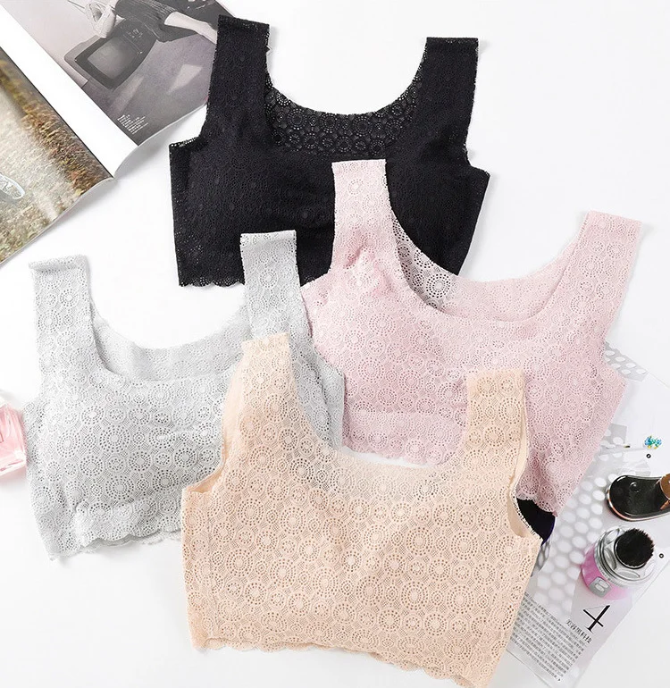 Jerrinut Sexy Bra Lace Seamless Push Up Bra Breathable Wire Free Bras For Women Lingerie Underwear Bralette BH S M L XL Size  015