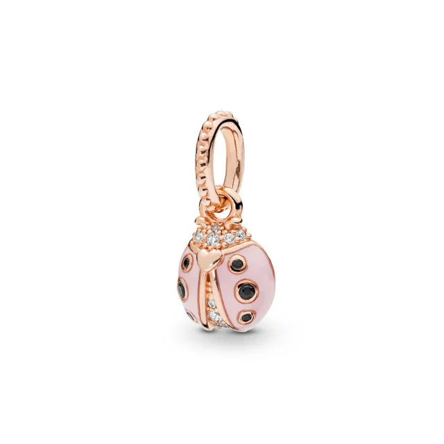 

Fanier 925 Spring Visualization Pink Slice Silver Glow Esterline Hearts Ring Earring Bracket Charm Clip Released Successively