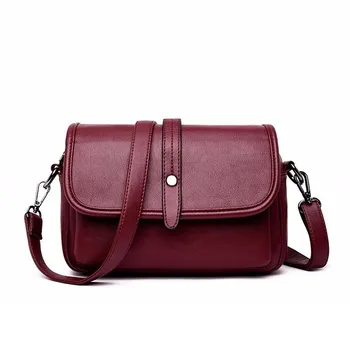 

Luxury Handbags Women Bags Designer 2019 Vintage Soft Leather Shoulder Bag Female Messenger Bag Bolsos Mujer Flap Bags For Girls