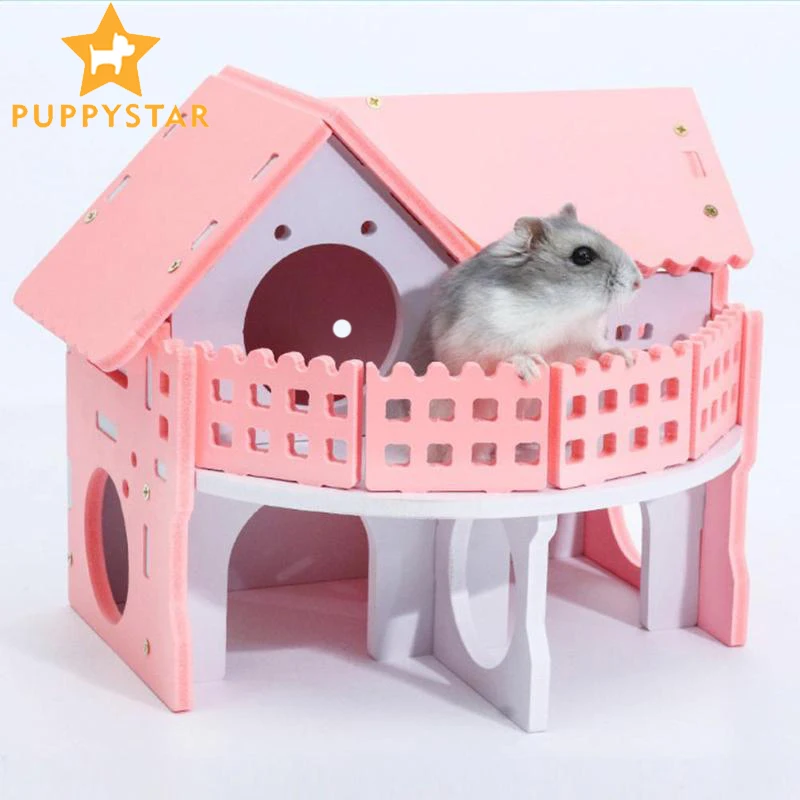 Pink 2025 hamster house