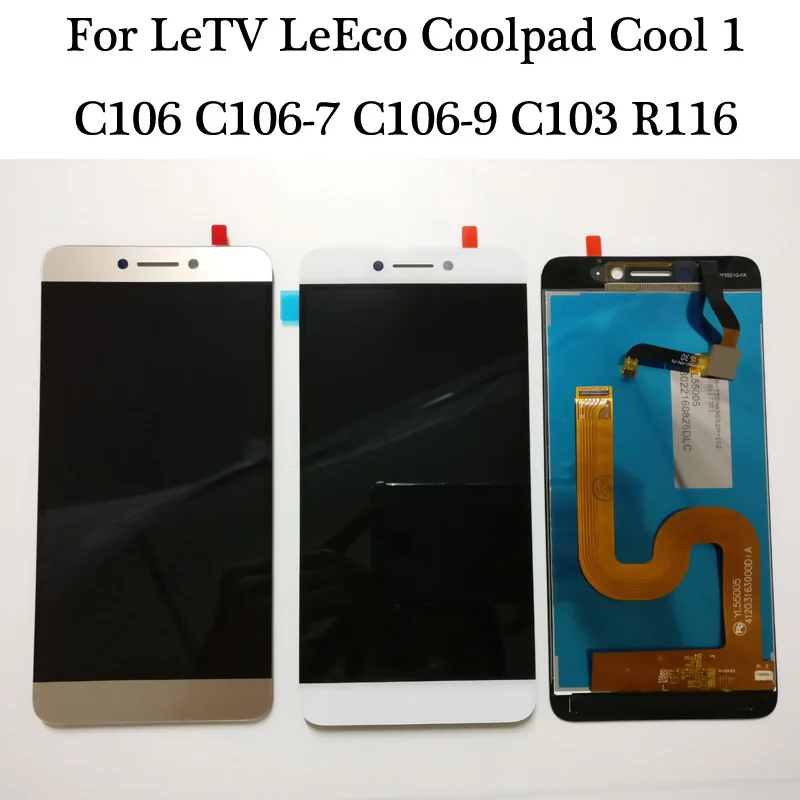 Для LeTV LeEco Coolpad Cool1 Cool 1 C106 C106-7 C106-9 C103 R116 Полный ЖК-дисплей+ кодирующий преобразователь сенсорного экрана в сборе Замена