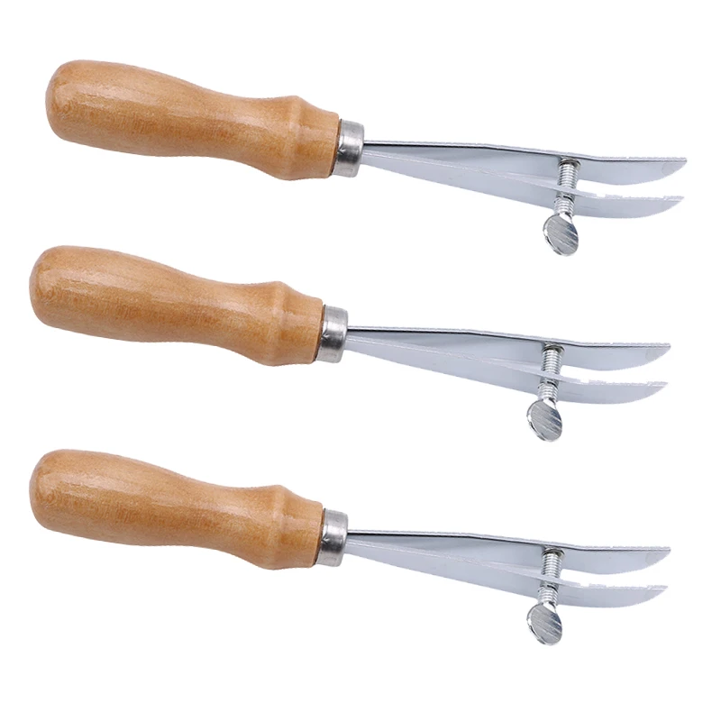 Adjustable Leather Edge Creaser Leathercraft Tools Polished Finish
