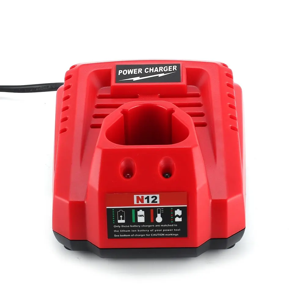 

Li-ion Power Tools Li-ion Charger for Miwaukee Battery 10.8-12V Charging Fast Safe Overload Protection EU/US Plug