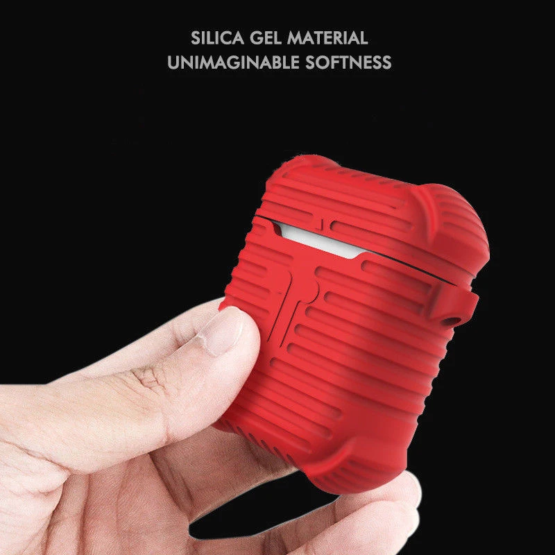Soft Silicone Earphones Case Box For Apple Airpods Bluetooth Wireless Earphone Protective Skin Bag For Air Pods Ear Cover Pouch