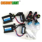 CNSUNNYLIGHT Xenon Hid Conversion Kit 35W H1 H3 H7 H8 H10 H11 H9 9005 9006 HB3 HB4 Lamp w/ Slim Ballast Block for Car Headlight