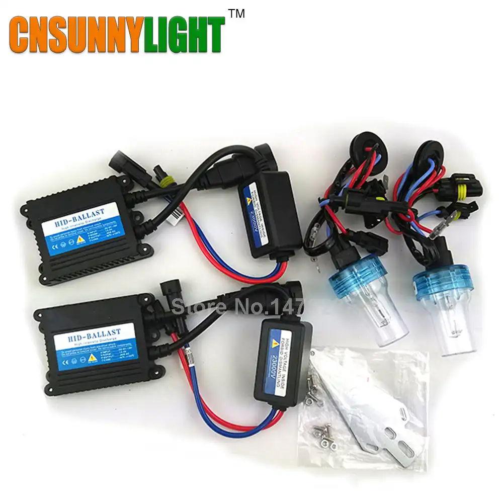 65W H1 Car HID Xenon Conversion Kit Ultra-thin HID Ballasts Quick Start Extremely bright Xenon White 6000K