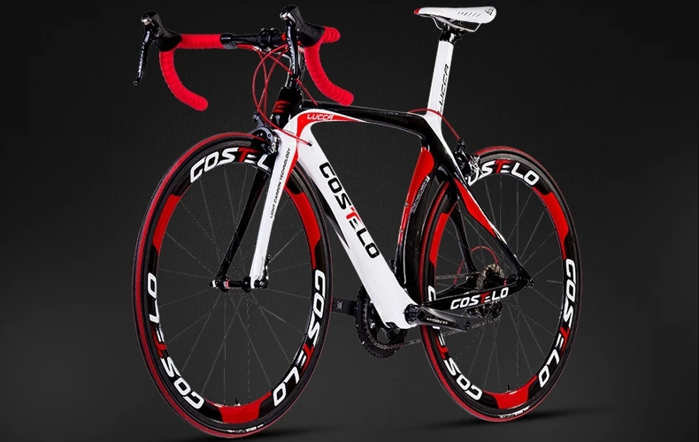 HOT SALE!full carbon costelo lucca road bicycle carbon bike DIY complete road bike completo bicicletta bicicleta completa